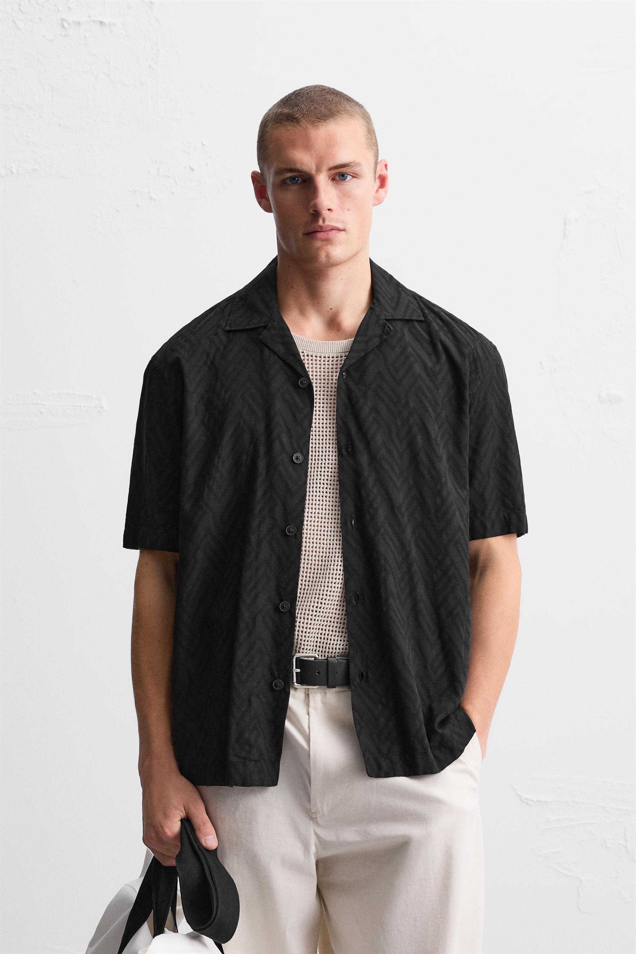 GEOMETRIC JACQUARD SHIRT Product Image