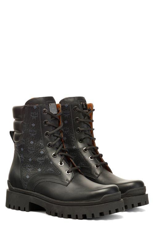 MCM Visetos Monogram Combat Boot Product Image