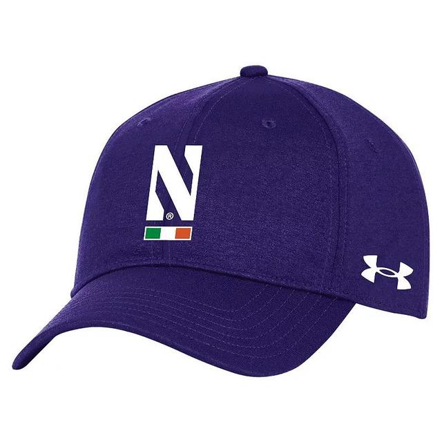 Mens Under Armour Northwestern Wildcats Ireland Adjustable Hat Product Image