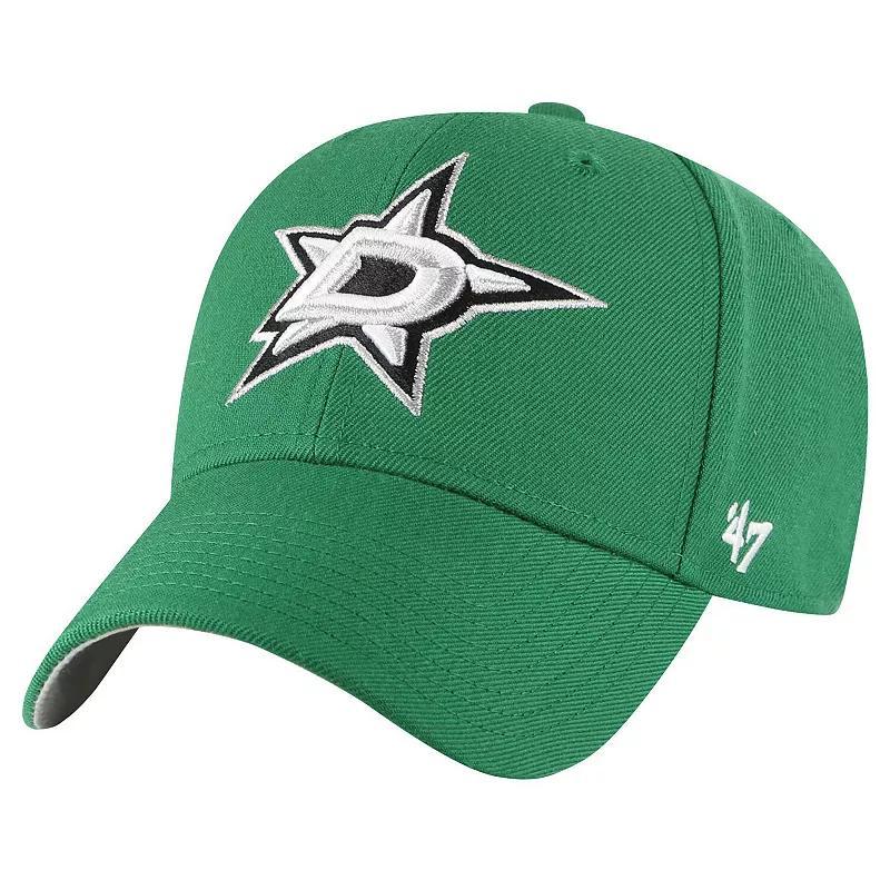 Mens 47 Kelly Green Dallas Stars Wordmark Back Strap MVP Adjustable Hat Product Image