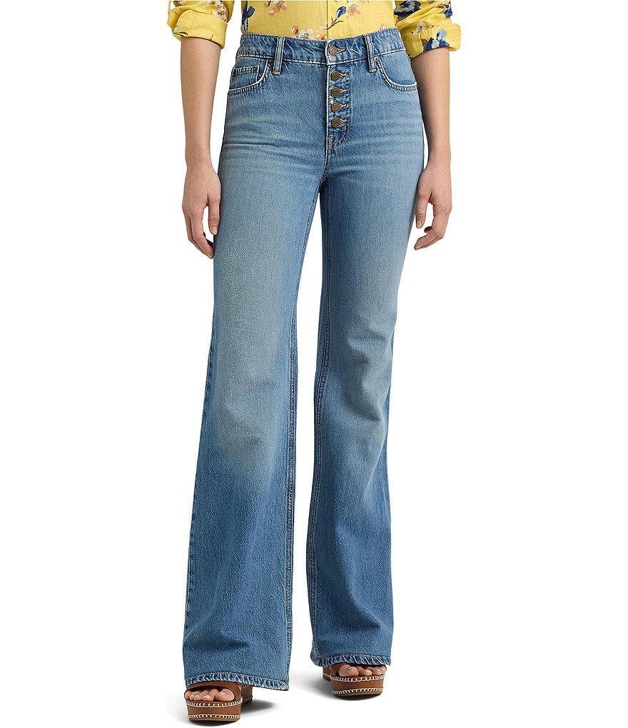 Lauren Ralph Lauren High-Rise Flare Jean Product Image