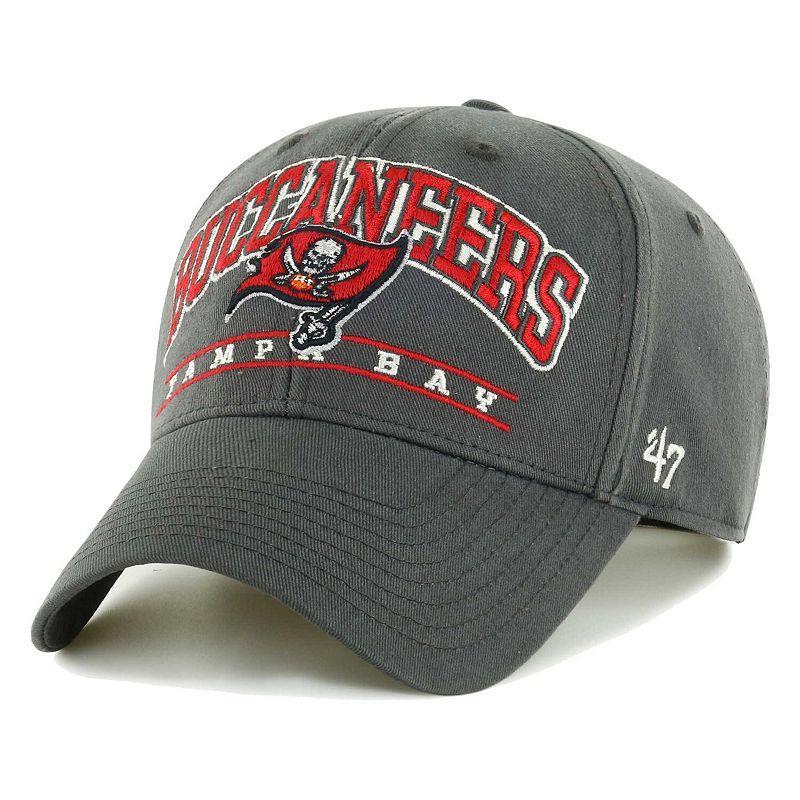 Mens 47 Pewter Tampa Bay Buccaneers Fletcher MVP Adjustable Hat, Grey Product Image