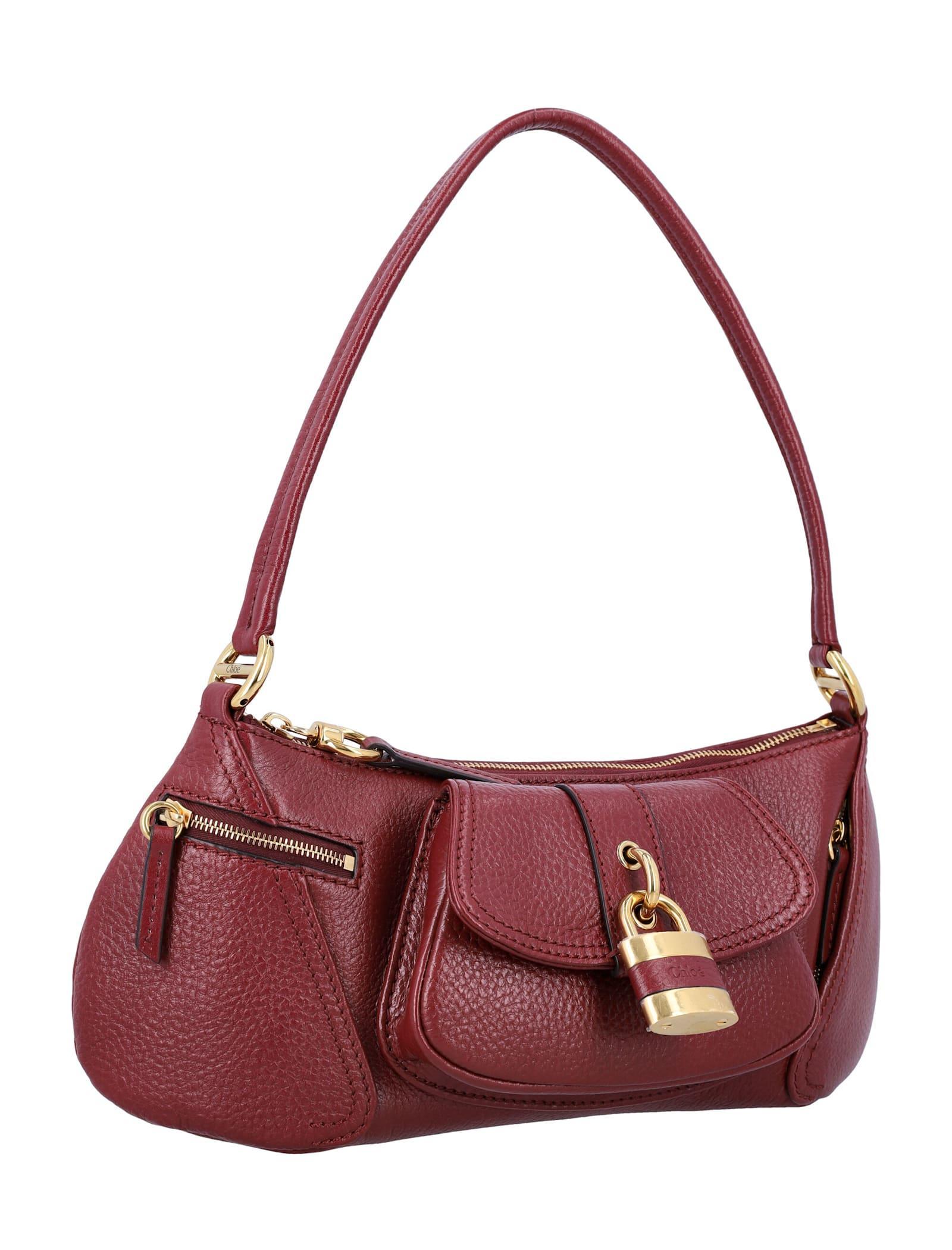 The 99 Shoulder Bag In Brunette Red Product Image