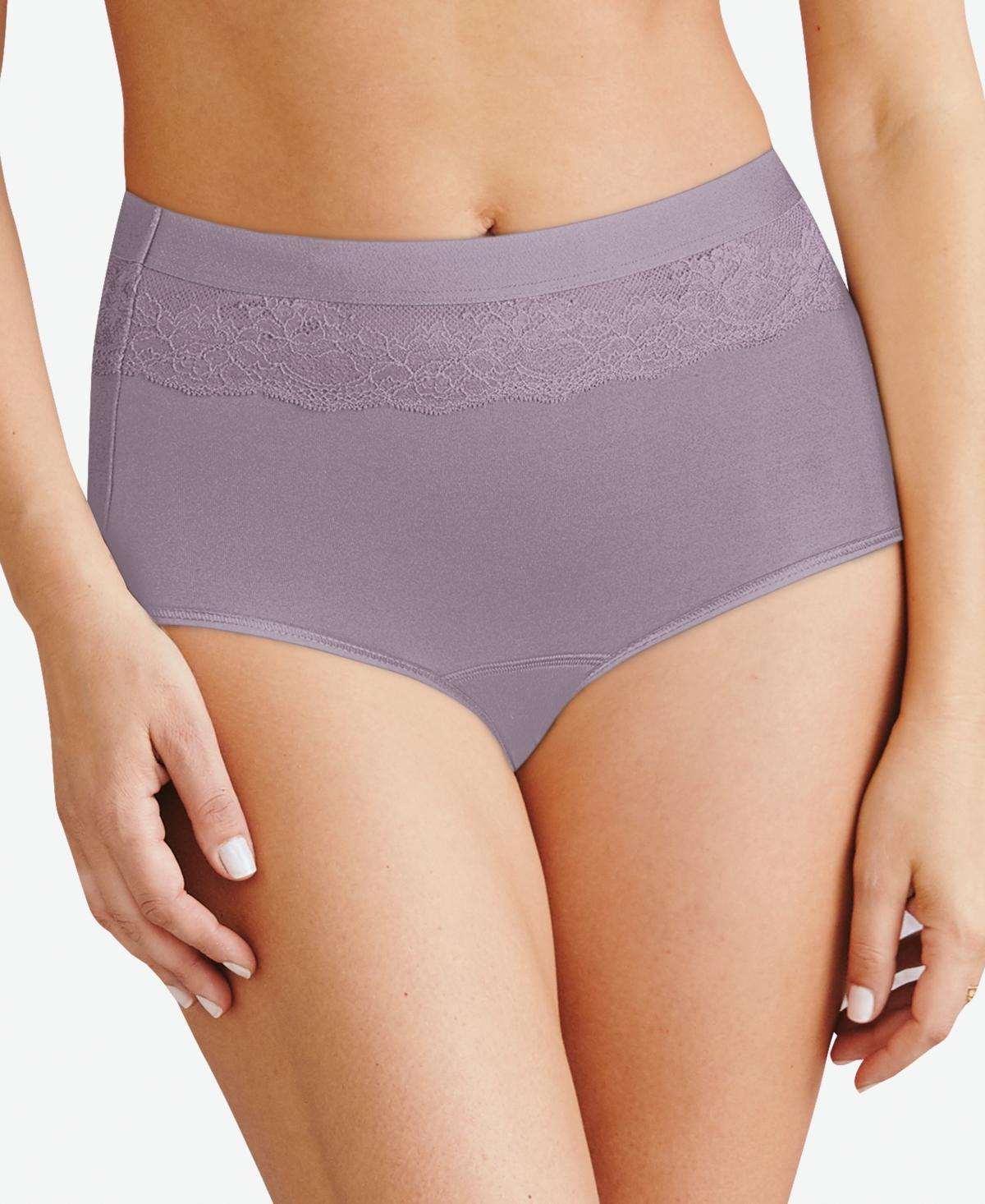 Womens Bali Beautifully Confident Brief with Leak Protection Liner DFLLB1 Product Image