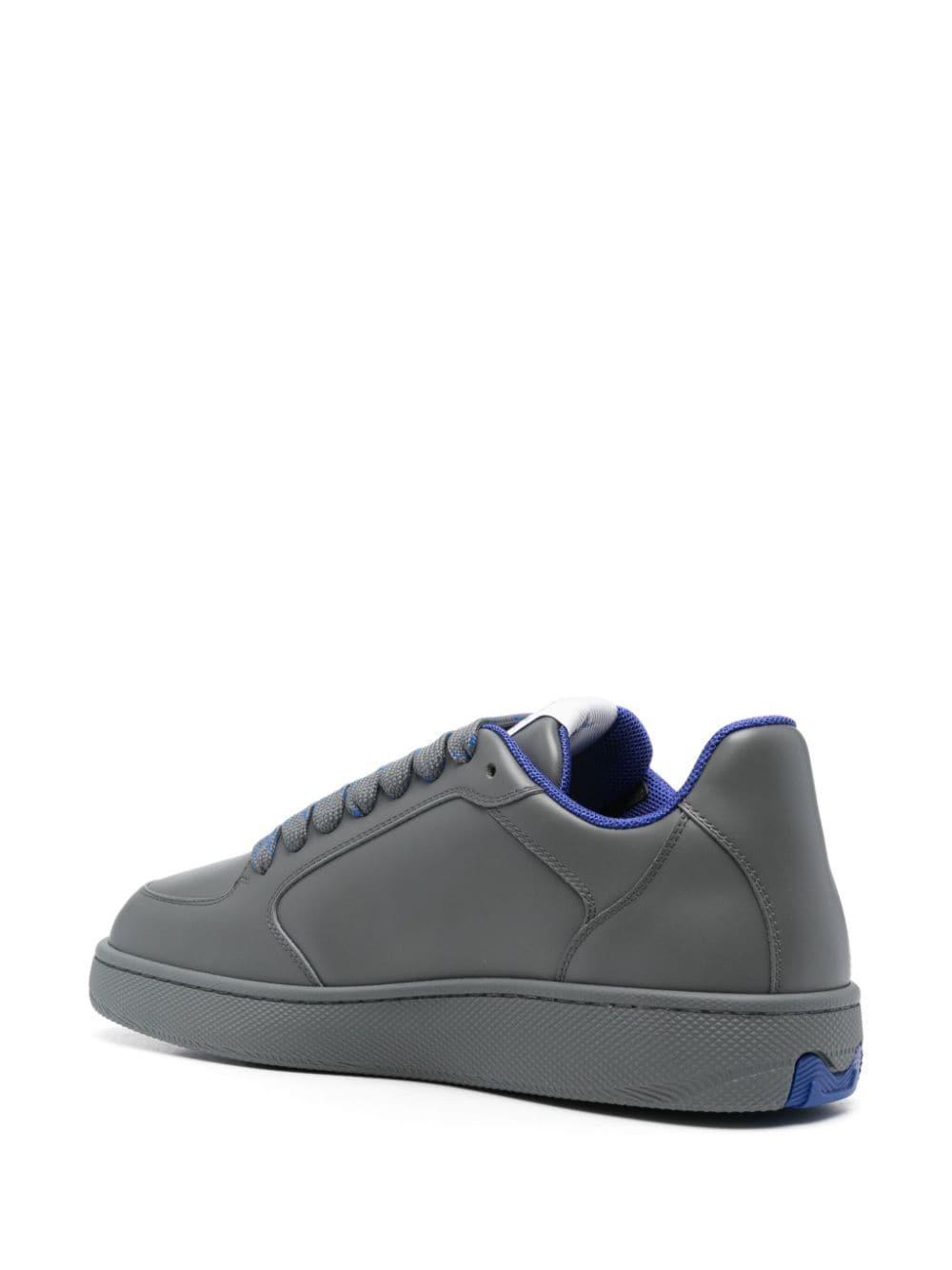 BURBERRY Stock Sneakers In Grey Product Image