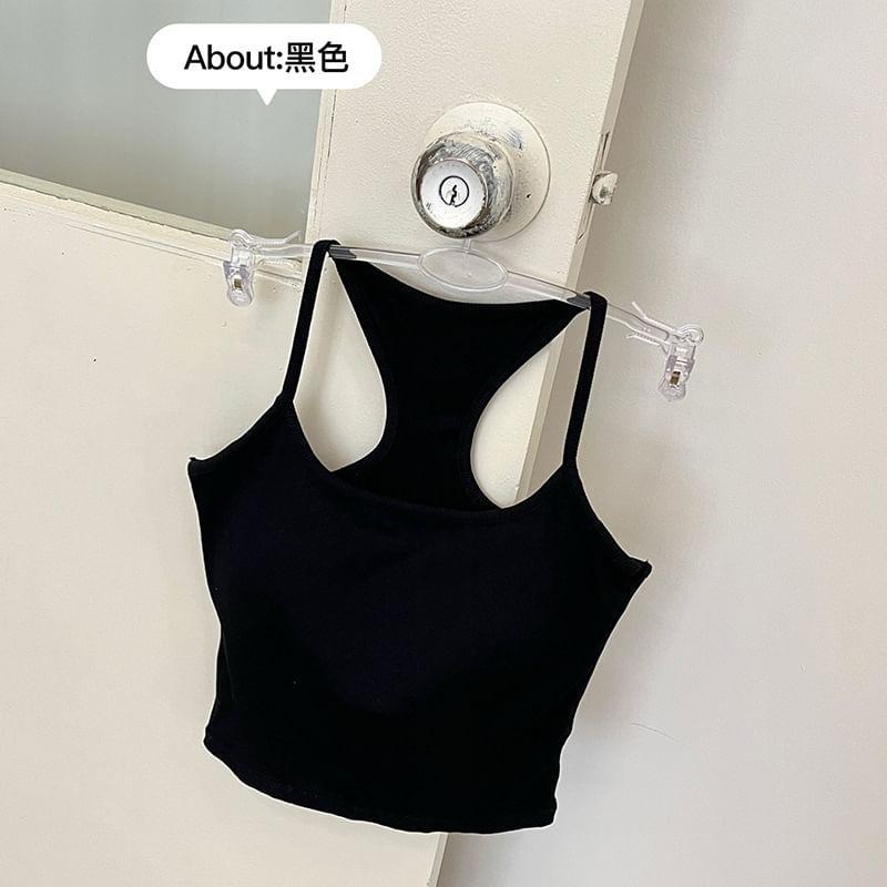 Plain Padded Cami Top Product Image