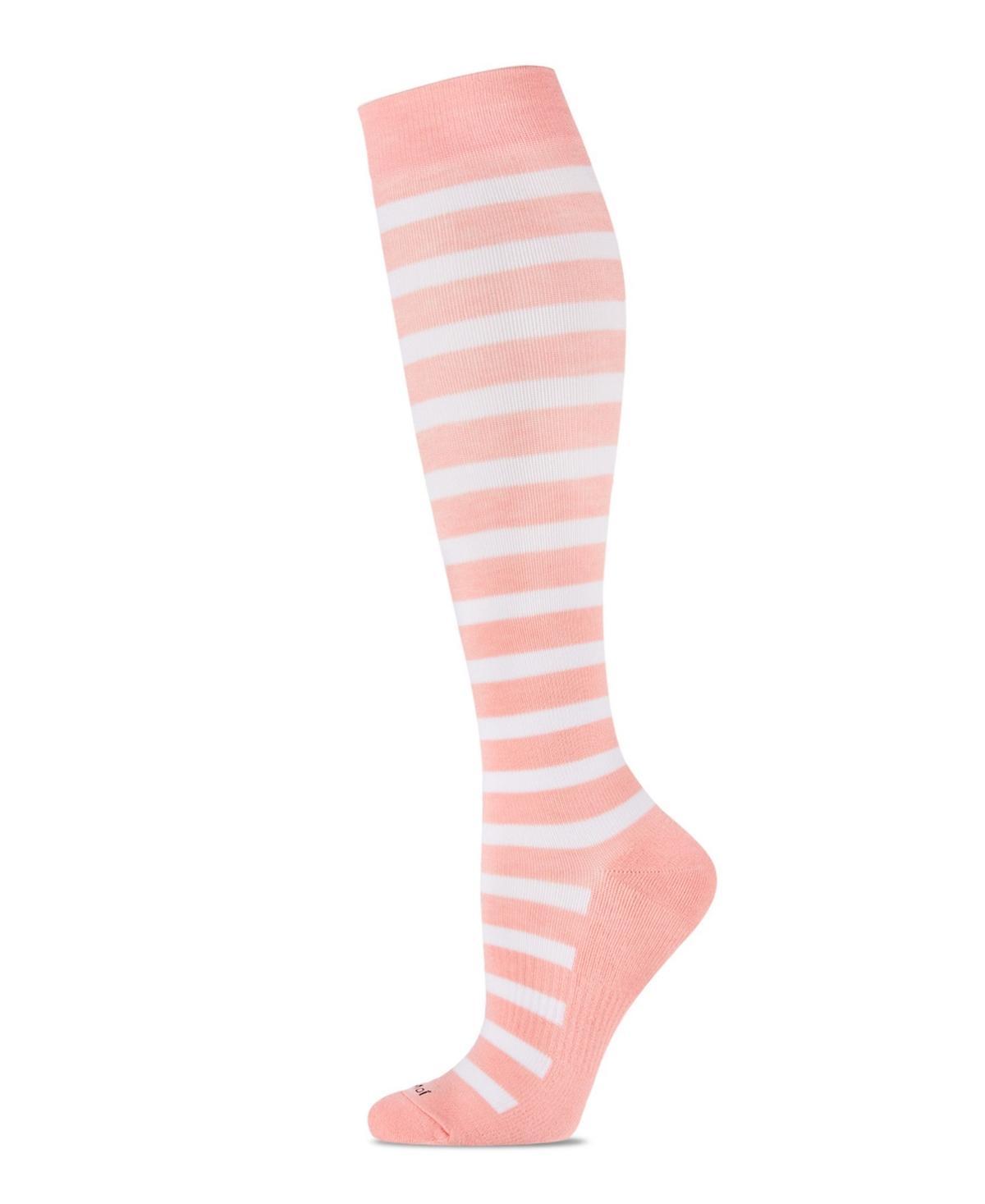 MeMoi Cabana Stripe Womens Compression Socks Product Image