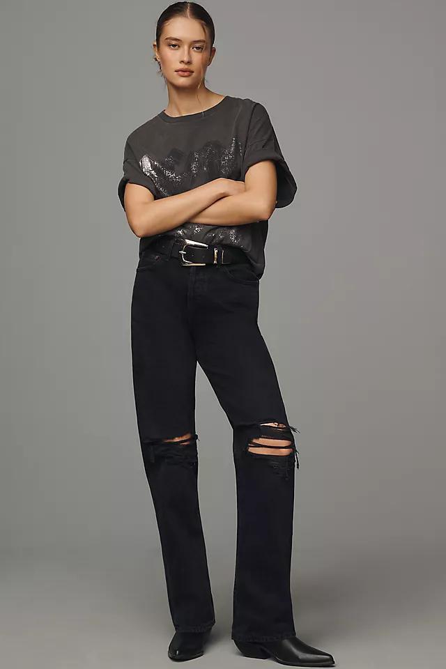 AGOLDE 90s Pinch Distress High-Rise Straight-Leg Jeans Product Image