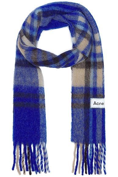 Acne Studios Scarf Blue.. Product Image