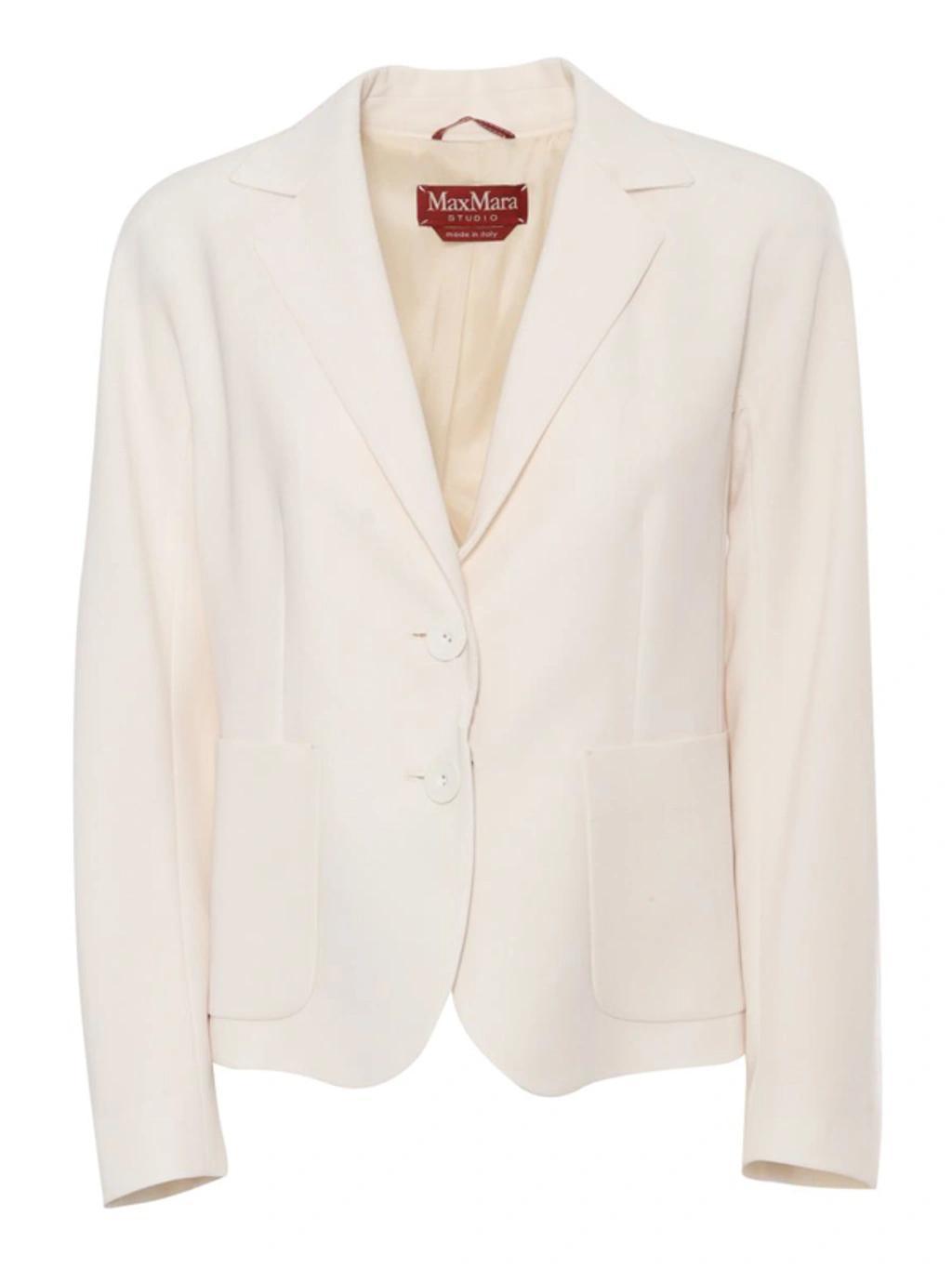 Studio Jacket In White Product Image