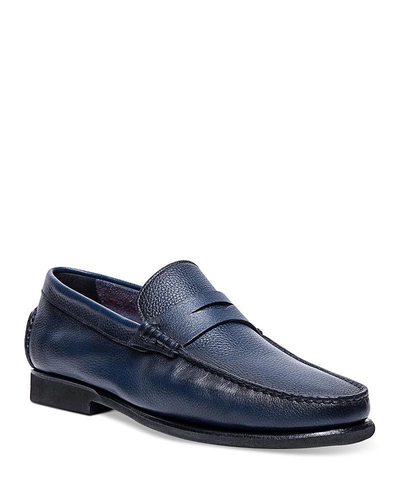 Santoni Mens Ikangia Slip On Penny Loafers Product Image