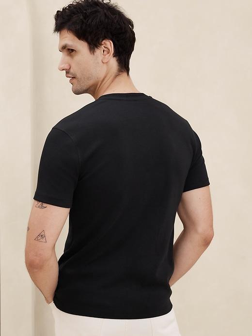 Mini Ribbed Henley Product Image