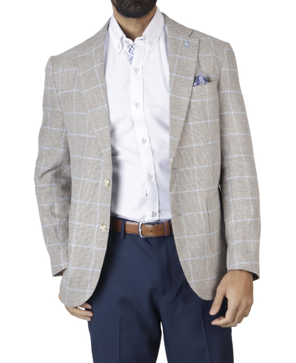 Tailorbyrd Mens Textured Windowpane Sportcoat Product Image