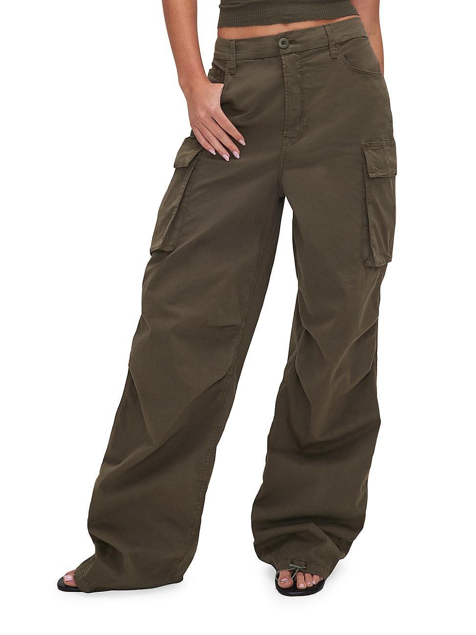 Good American Cotton Cargo Pants Product Image