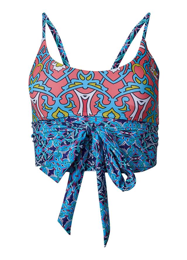 Scoop Neck Bikini Top - Sea Escape Product Image