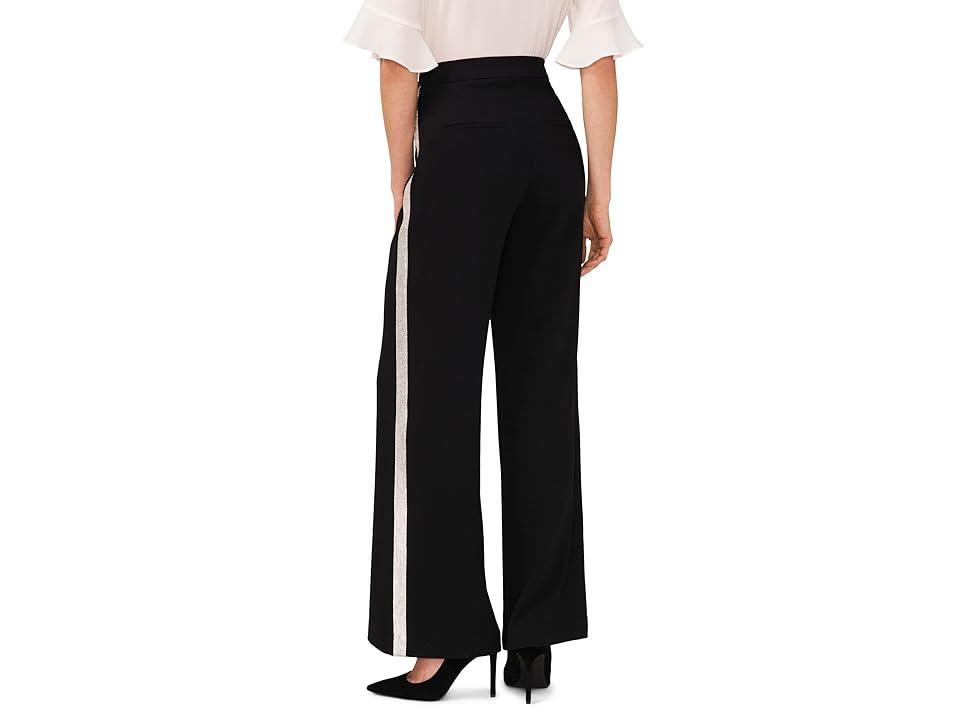 CeCe Flare Leg Pants w/ Rhinestone Trim (Rich ) Women's Clothing Product Image