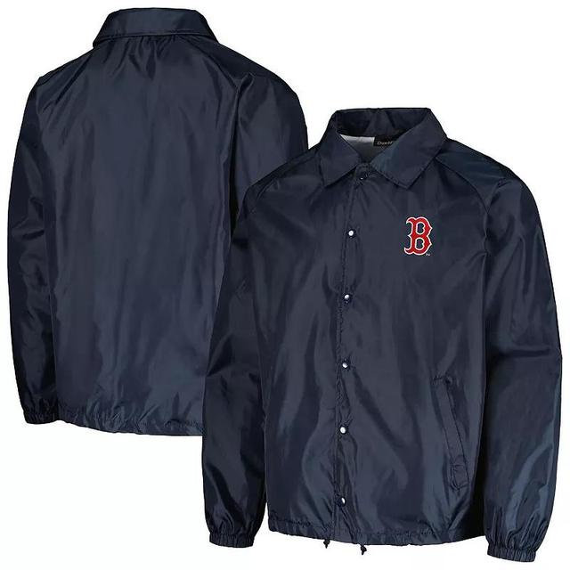 Mens Dunbrooke Milwaukee Brewers Coachs Raglan Full-Snap Windbreaker Jacket Blue Product Image