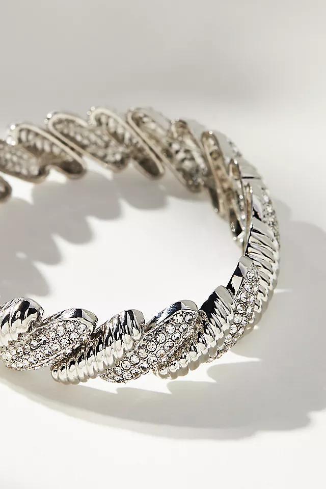 Pavé Ribbed Bracelet Product Image