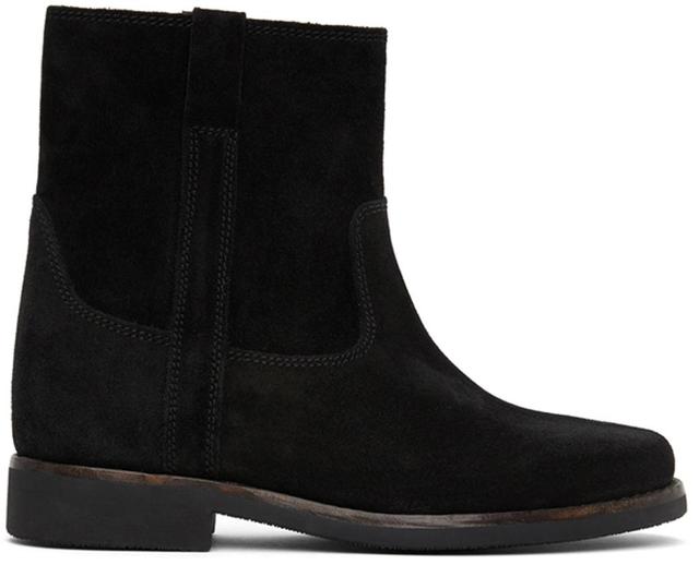 Black Suede Susee Boots Product Image