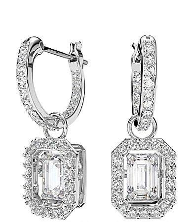 Swarovski Millenia Huggie Hoop Drop Earrings Product Image