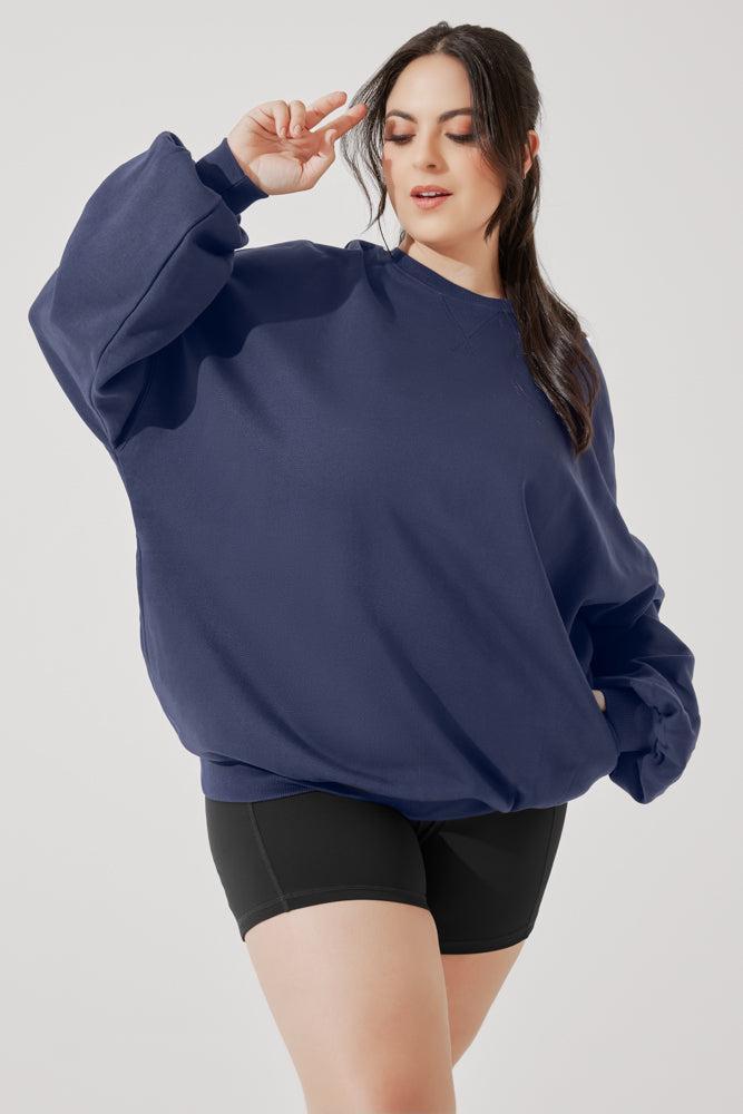 Cloud Crewneck Sweater - Academic Navy Product Image