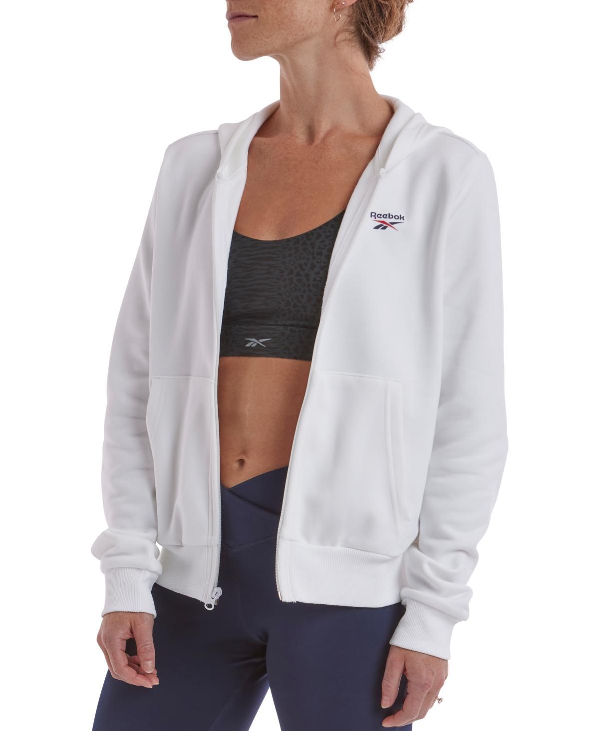 Reebok Womens Fleece Full-Zip Hoodie Product Image