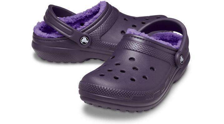 Crocs Classic Fuzz Lined Adult Clogs, Womens Product Image