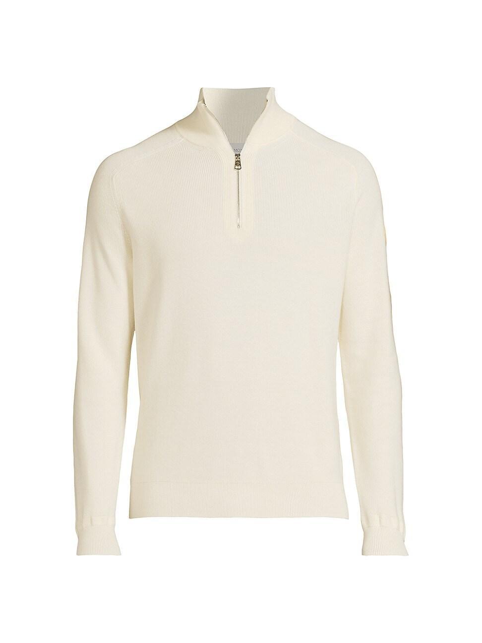 Mens Cotton-Cashmere Ribbed Sweater Product Image