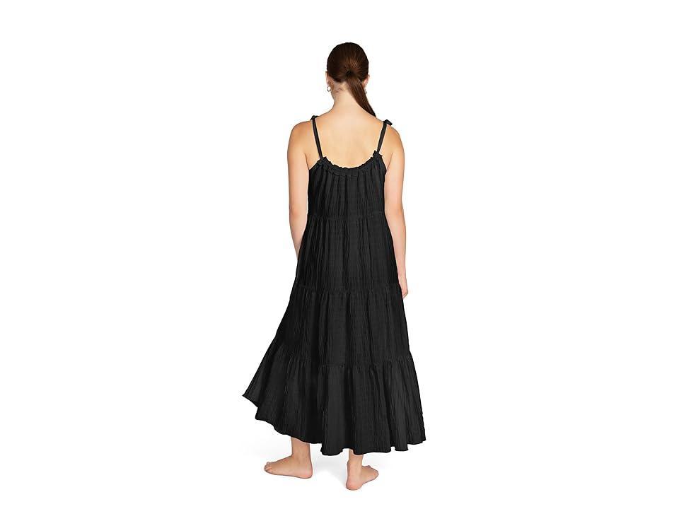 Womens Fiona Textured Stretch Cotton Maxi Dress Product Image