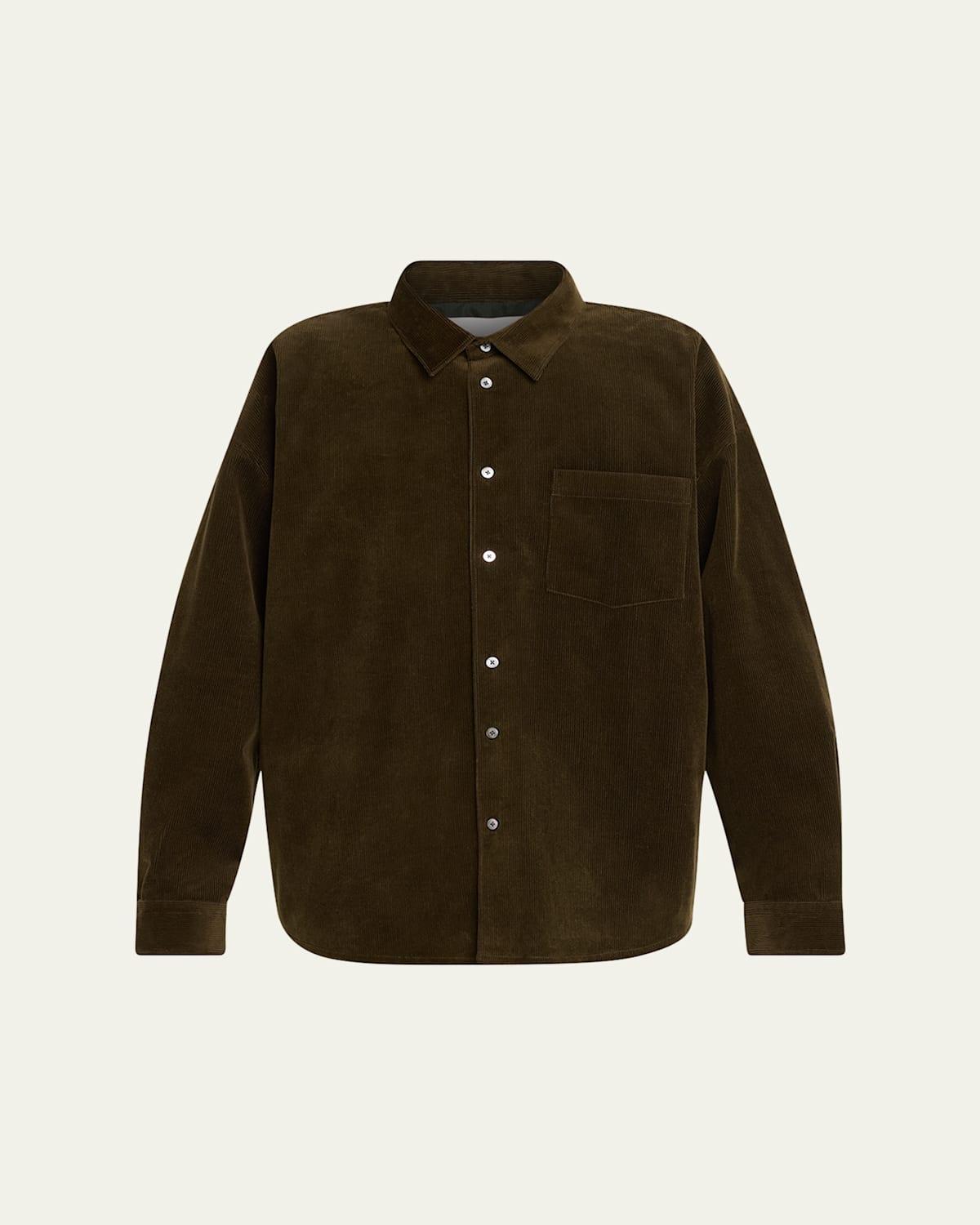 Mens Relaxed Corduroy Overshirt Product Image