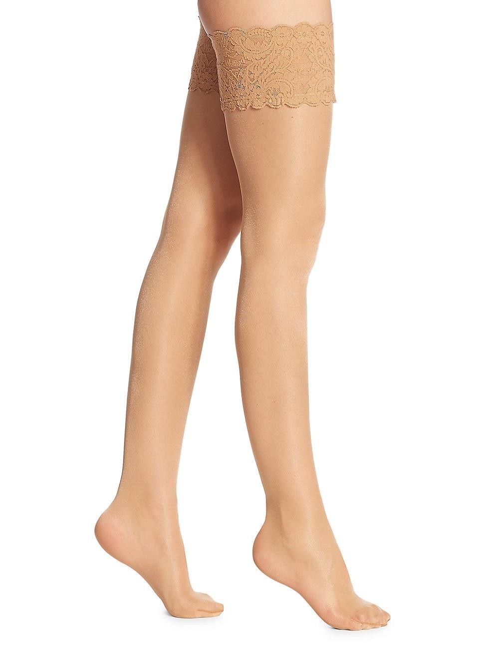 Wolford Satin Touch 20 Stay Up Tights Black. (also in ). Product Image