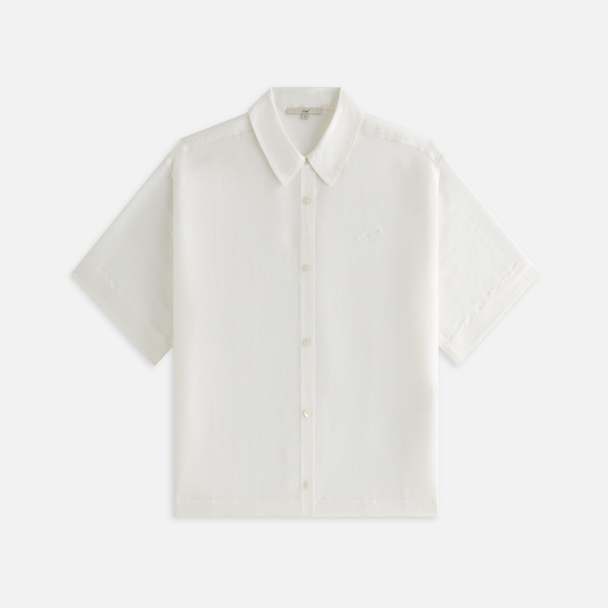 Kith Women Isla Linen Shirt - White Female Product Image