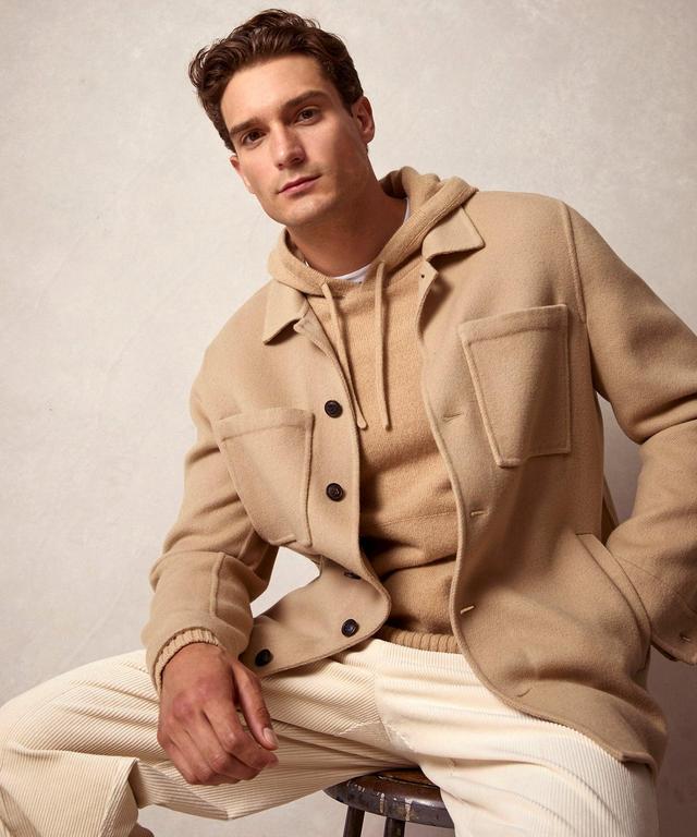 Italian Cashmere Shirt Jacket Product Image