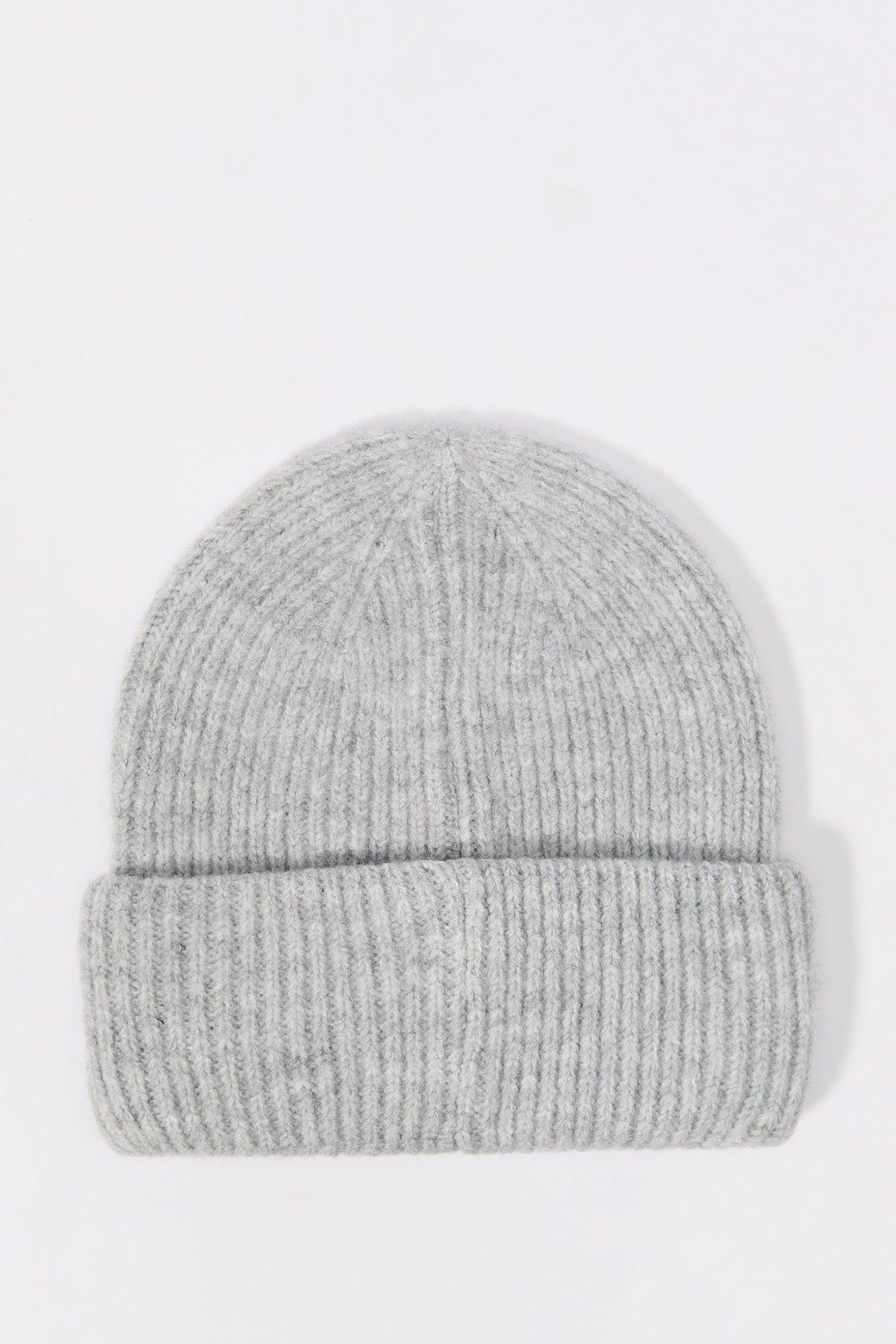 City Embroidered Ribbed Knit Beanie Female Product Image