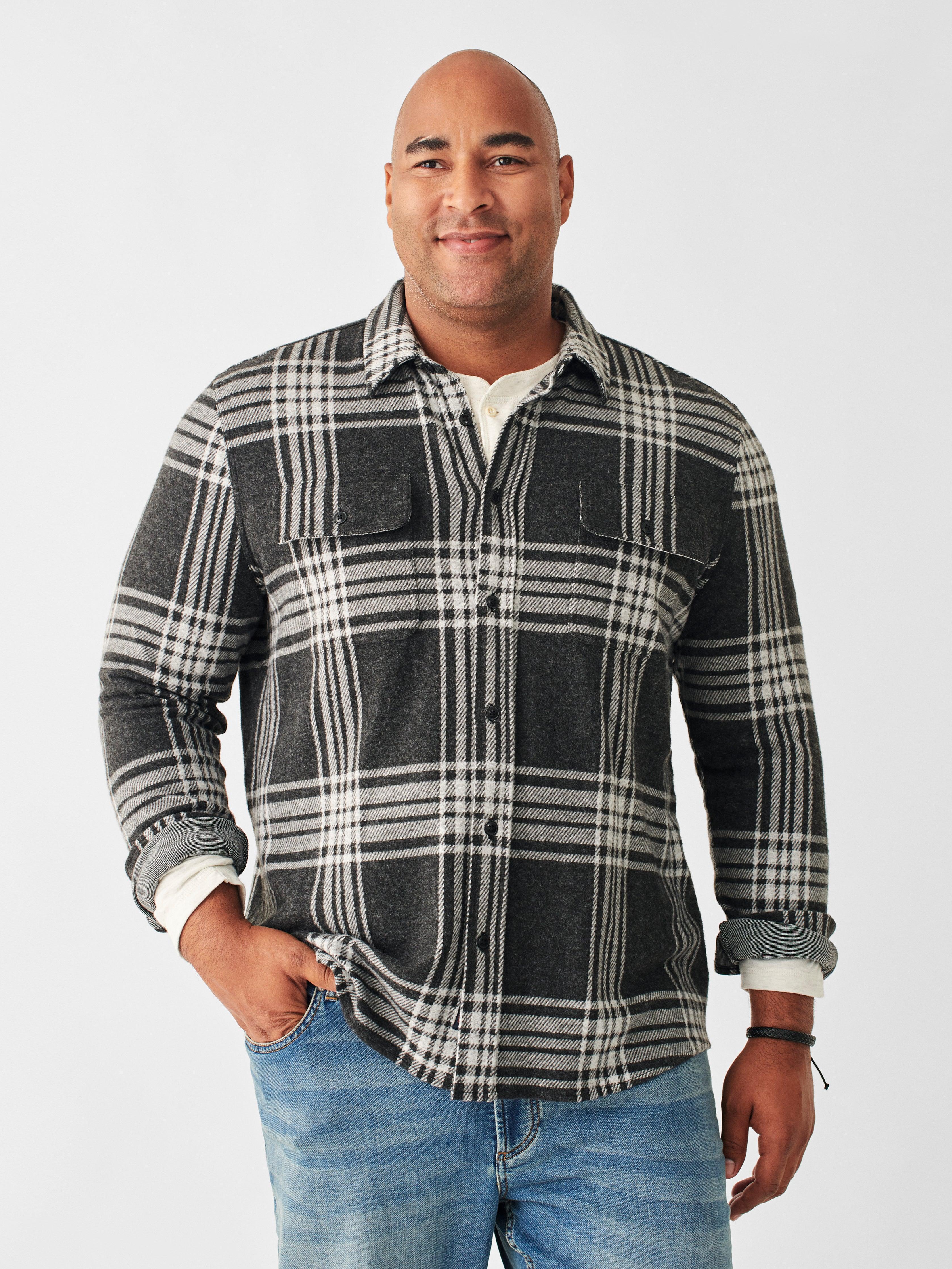 Legend™ Sweater Shirt - Charcoal Bone Plaid Male Product Image