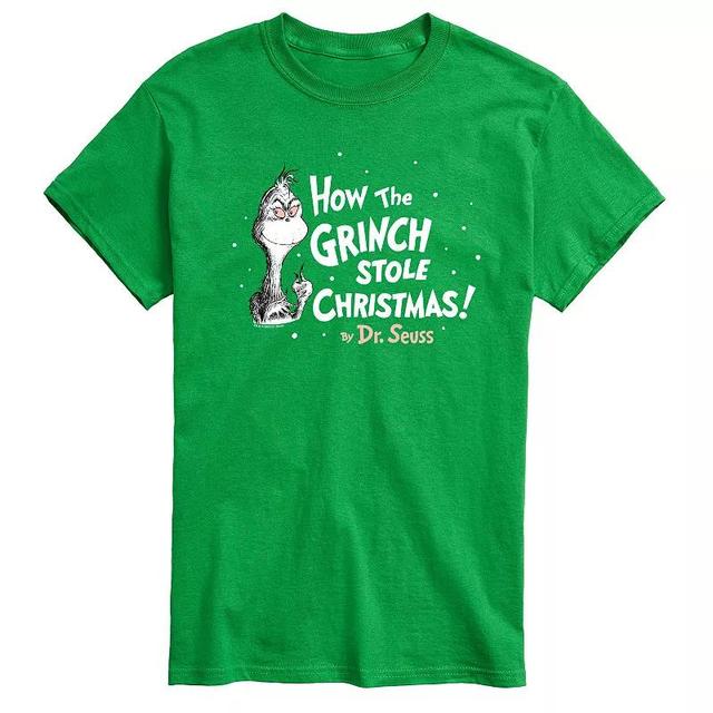 Big & Tall Dr. Seuss How The Grinch Stole Christmas Graphic Tee, Mens Product Image