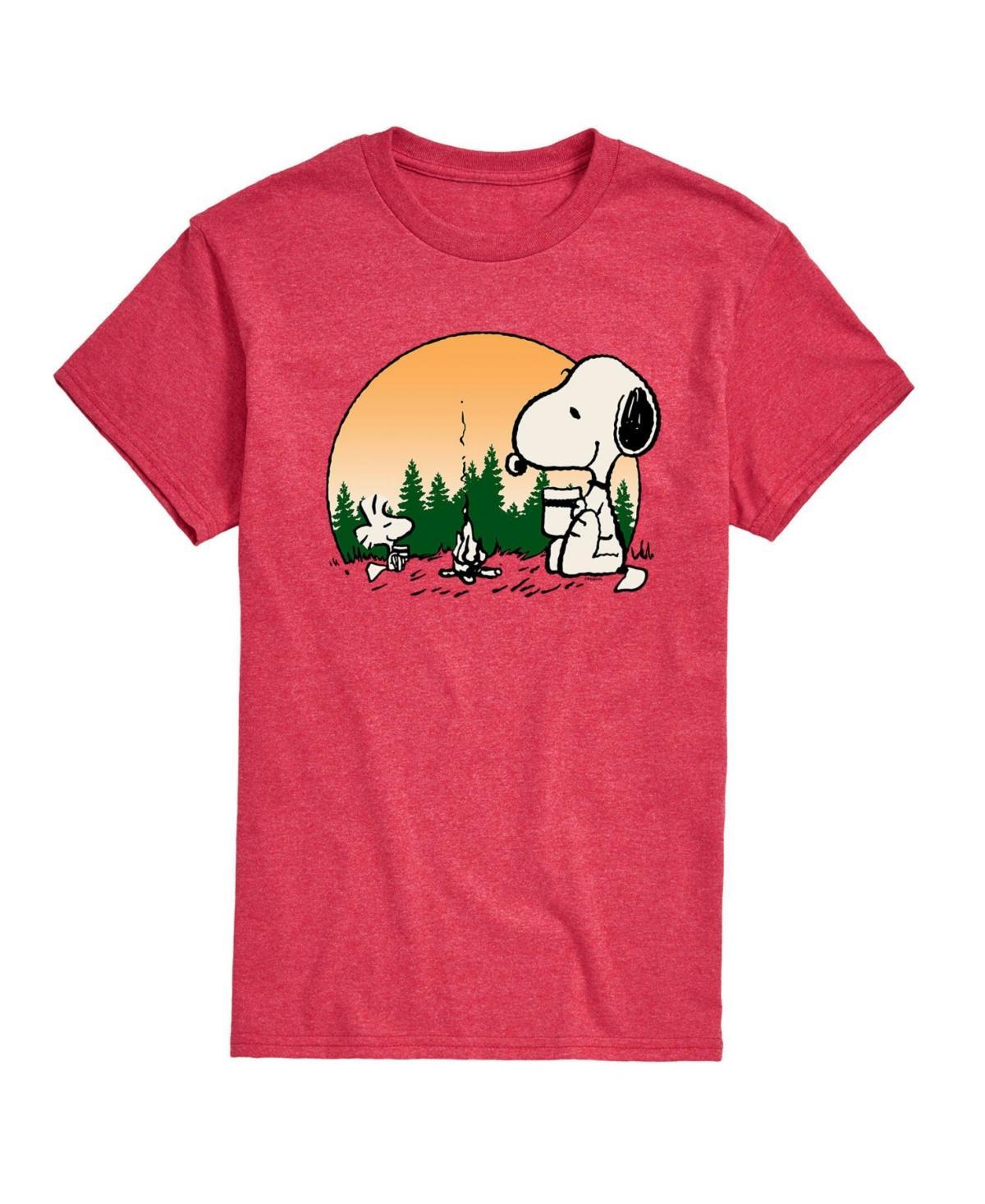 Mens Peanuts Campfire Mugs T-shirt Product Image