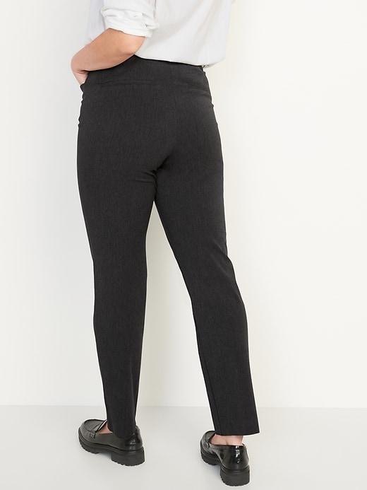 High-Waisted Pixie Straight Pants Product Image