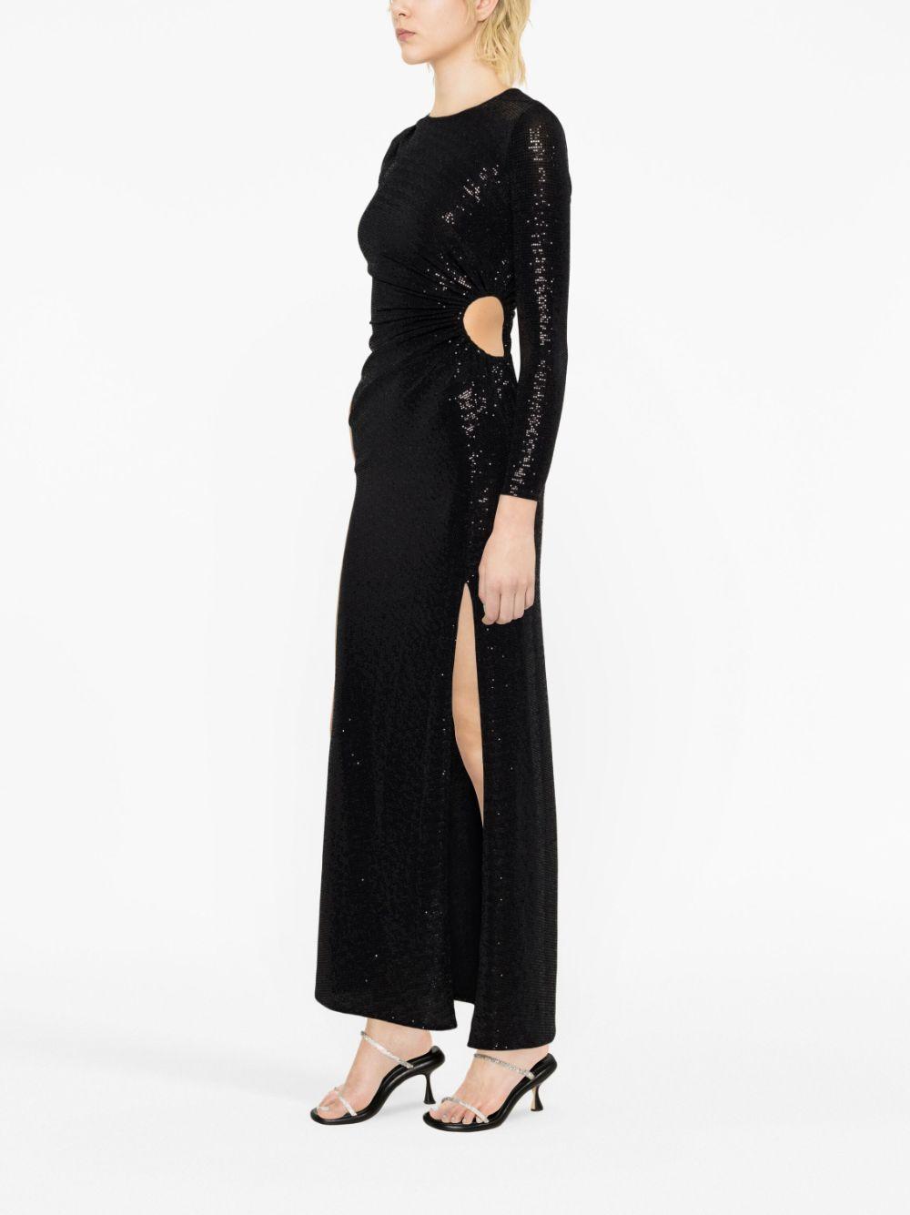 cut-out sequinned maxi dress Product Image