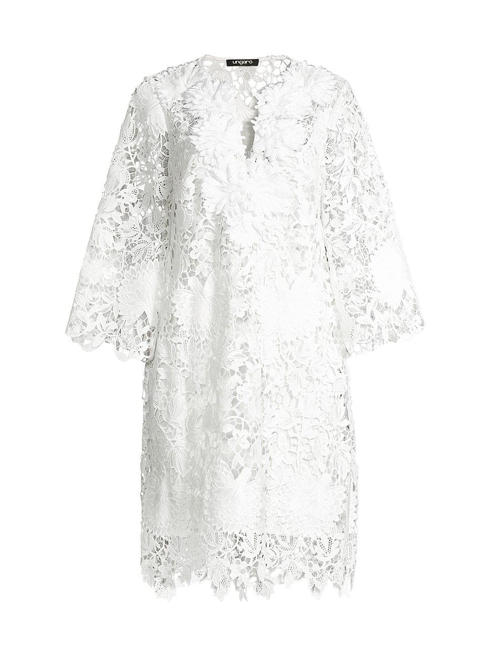 Womens Hannah Sequined Lace Shift Dress Product Image