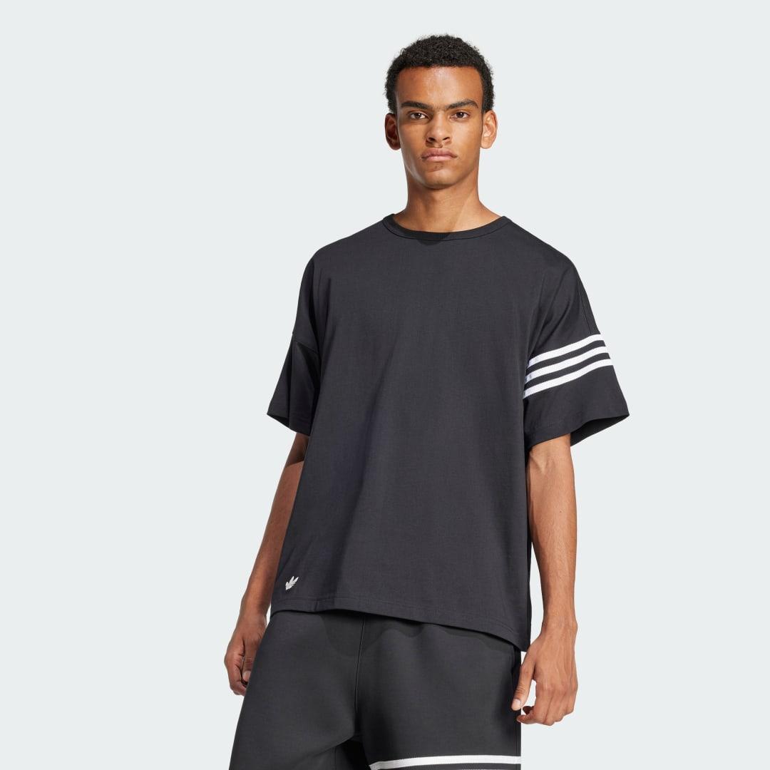 adidas Neuclassics Tee Black 2XL Mens Product Image