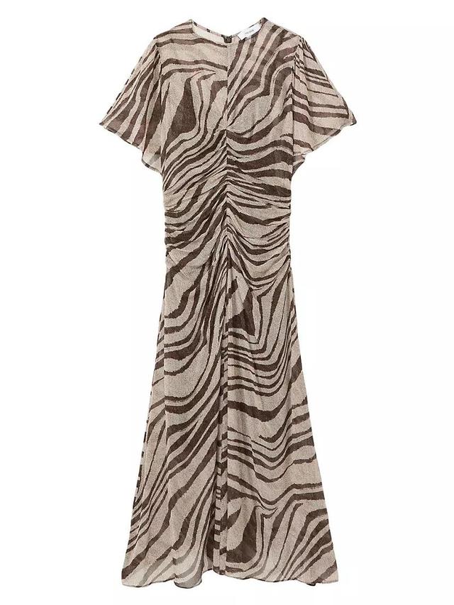 Tabitha Zebra Print Midi-Dress Product Image