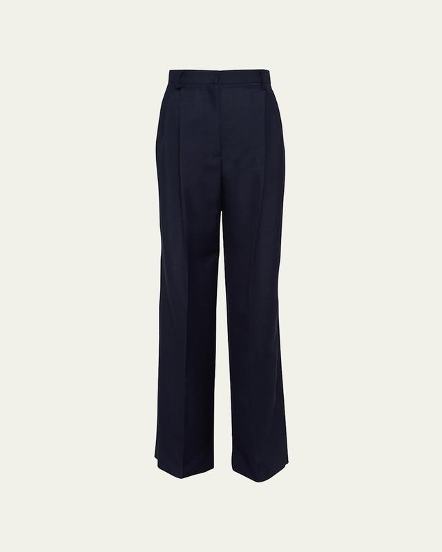 Mohair Light Straight-Leg Pants Product Image