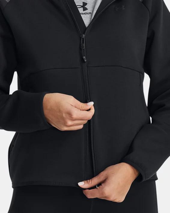 Women's UA Unstoppable Fleece Full-Zip Product Image