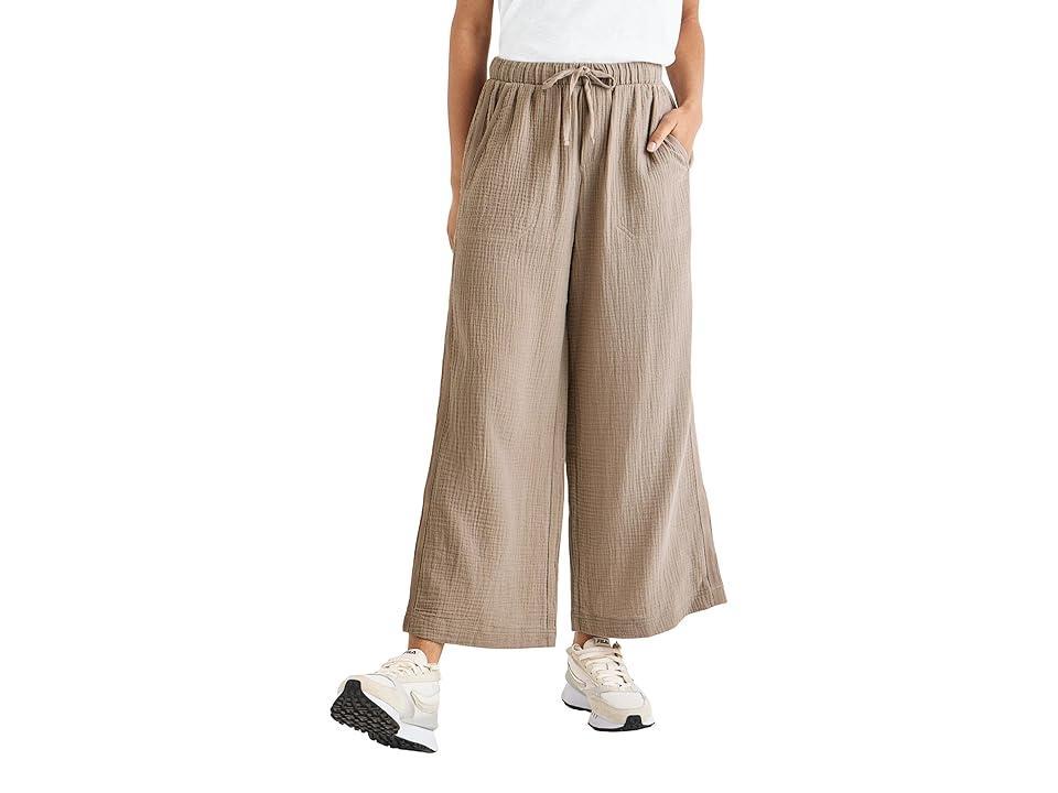 Splendid Kit Gauze Pants (White) Women's Clothing Product Image