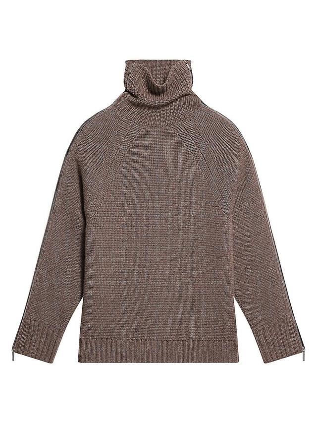 Men's Wool-Cashmere Suitcase Turtleneck Sweater Product Image