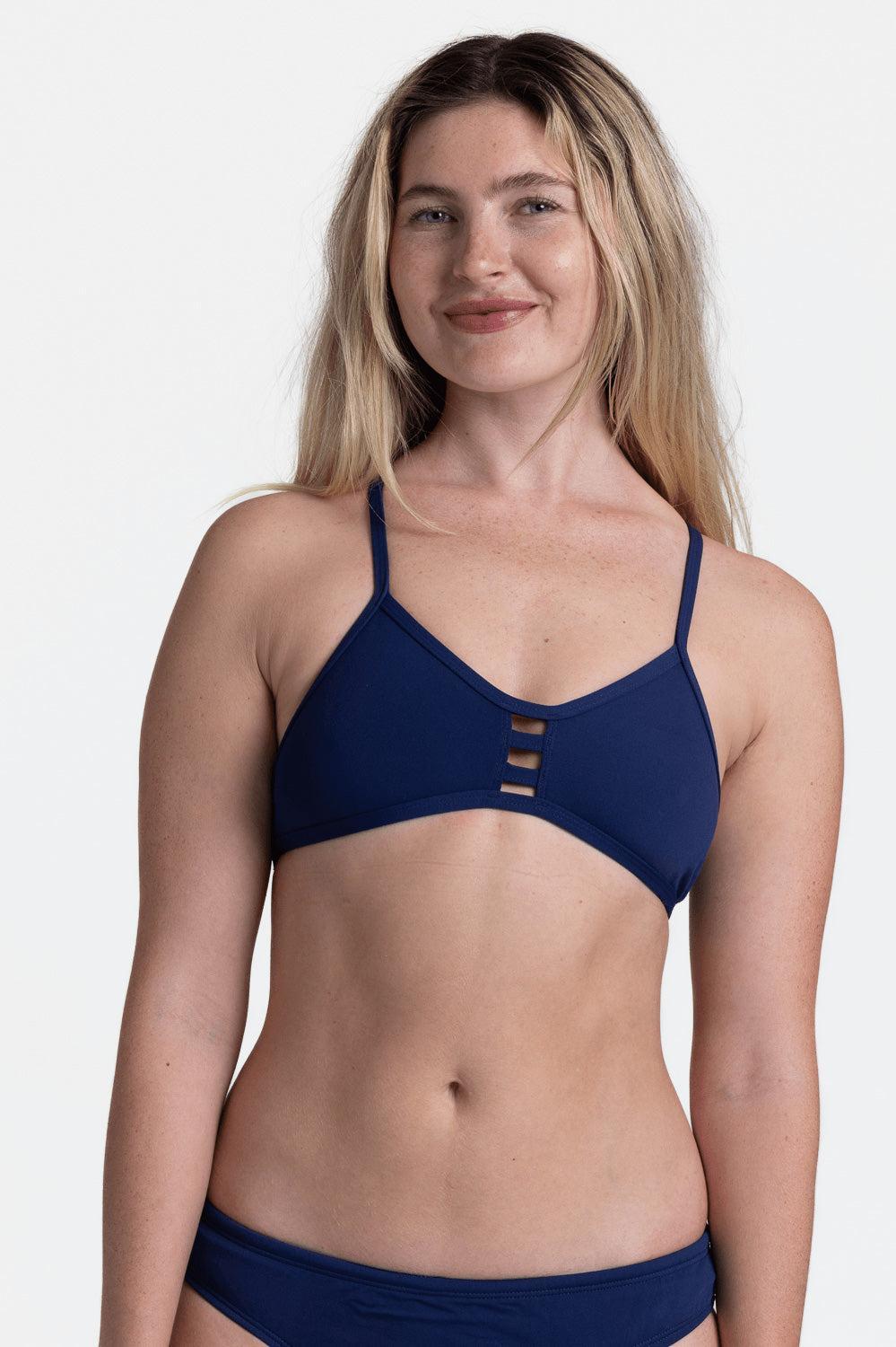 Tomcat Bikini Top - Navy Female Product Image