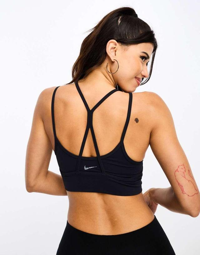 Nike Training Dri-FIT Indy sports bra in black Product Image