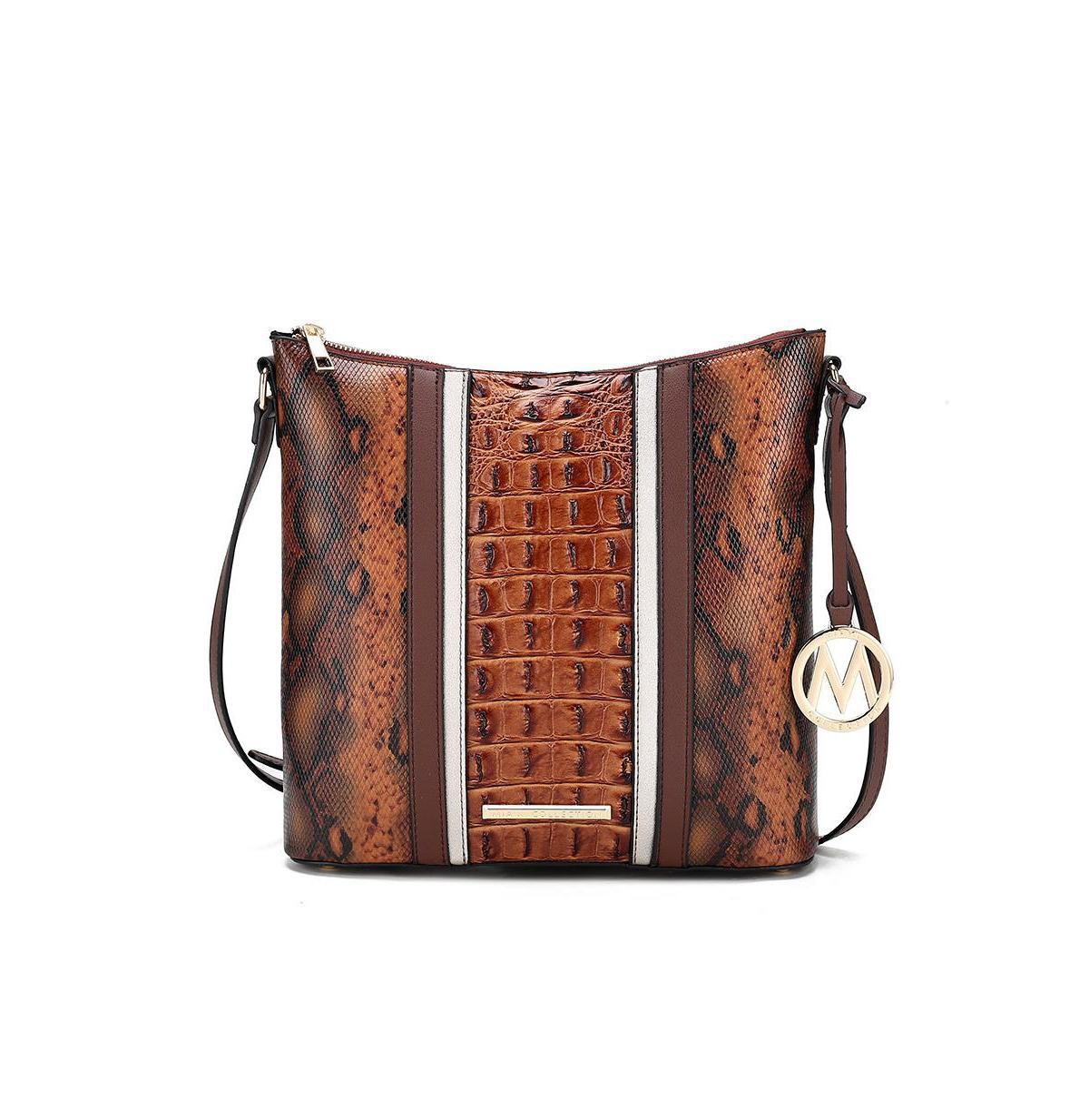 Mkf Collection Meline Croco & Snake Embossed Womens Shoulder bag by Mia K Product Image