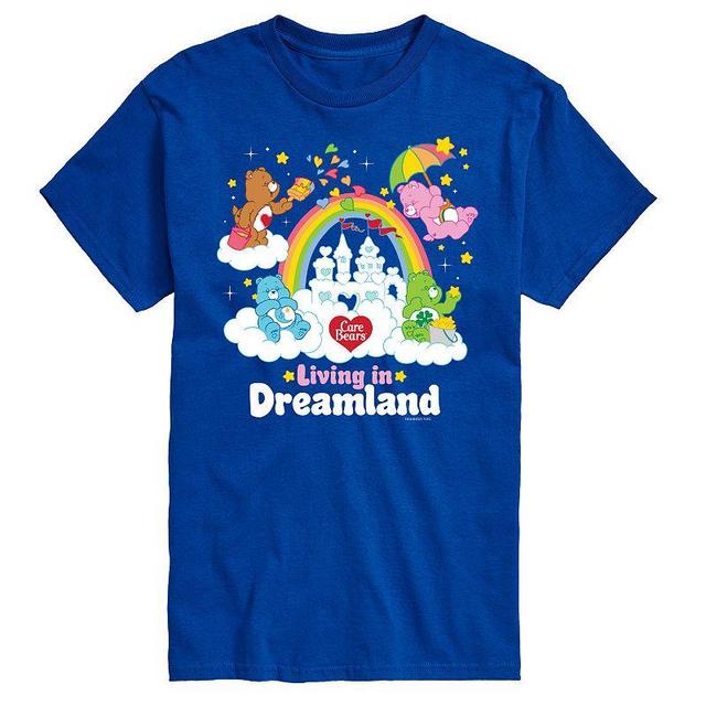 Big & Tall Care Bears Living In Dreamland Graphic Tee, Mens Blue Product Image